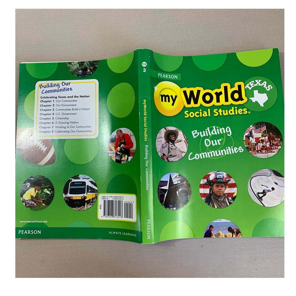 Texas My World Social Studies Grade 3 Homeschool Curriculum Pearson Paperback
